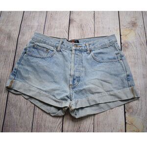 Vintage American Eagle x Dungarees Denim Shorts Mom Shorts Rigid Denim Size 6